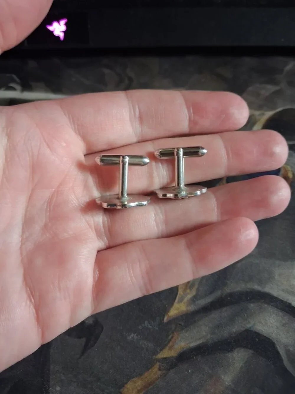 Crown cufflinks